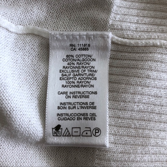 Michael Kors Ivory Ruffle Cardigan - Picture 7 of 7